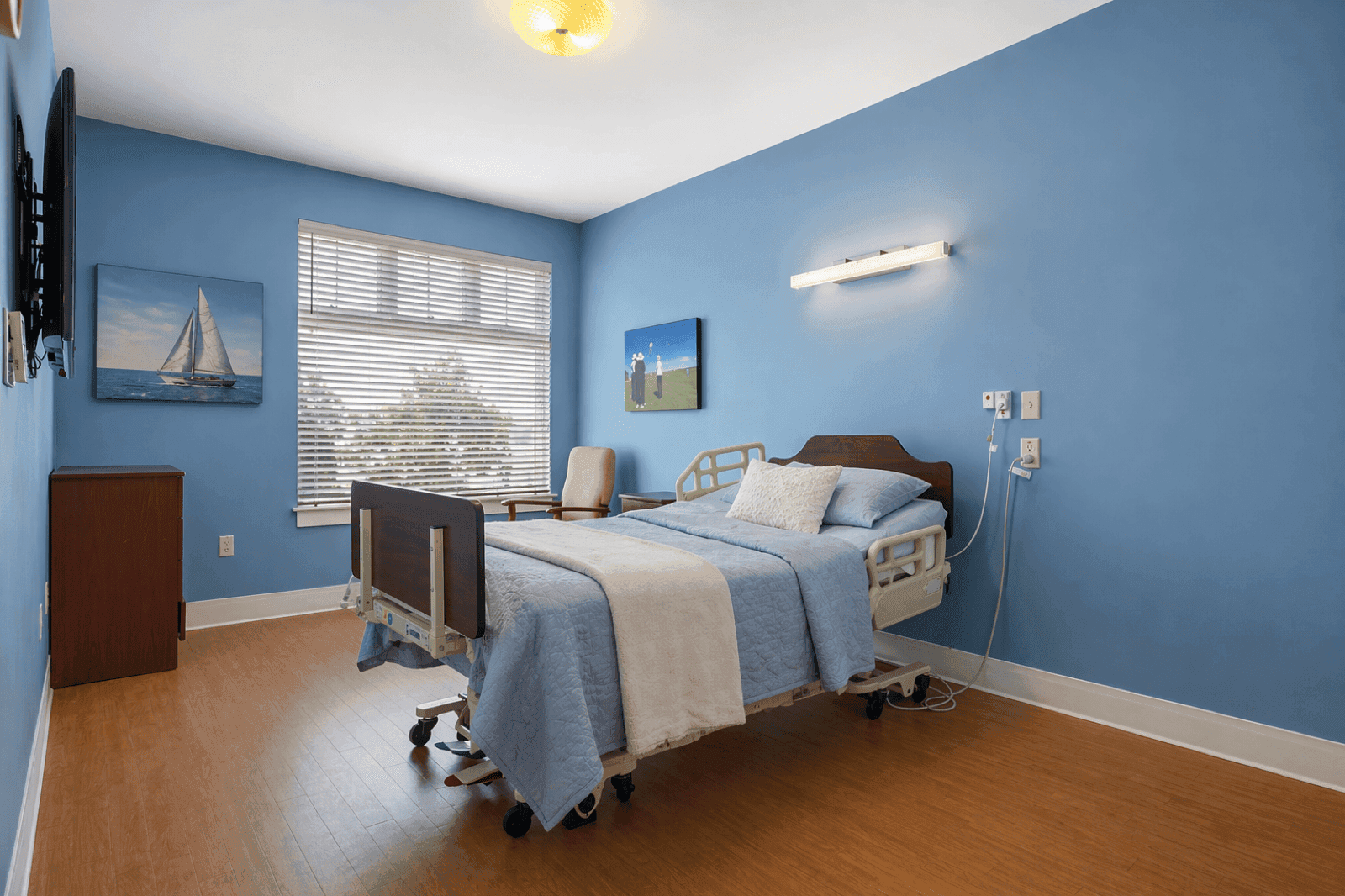 Private patient room at Seaside